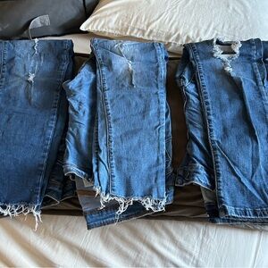 Distressed Blue Women's Jeans